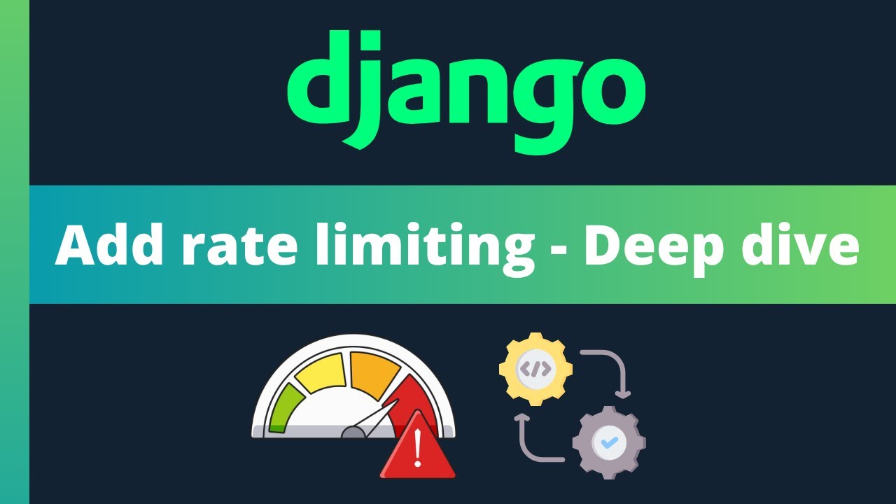 CloudWDjango's tweet card. Django web security - Add rate limiting - Deep dive