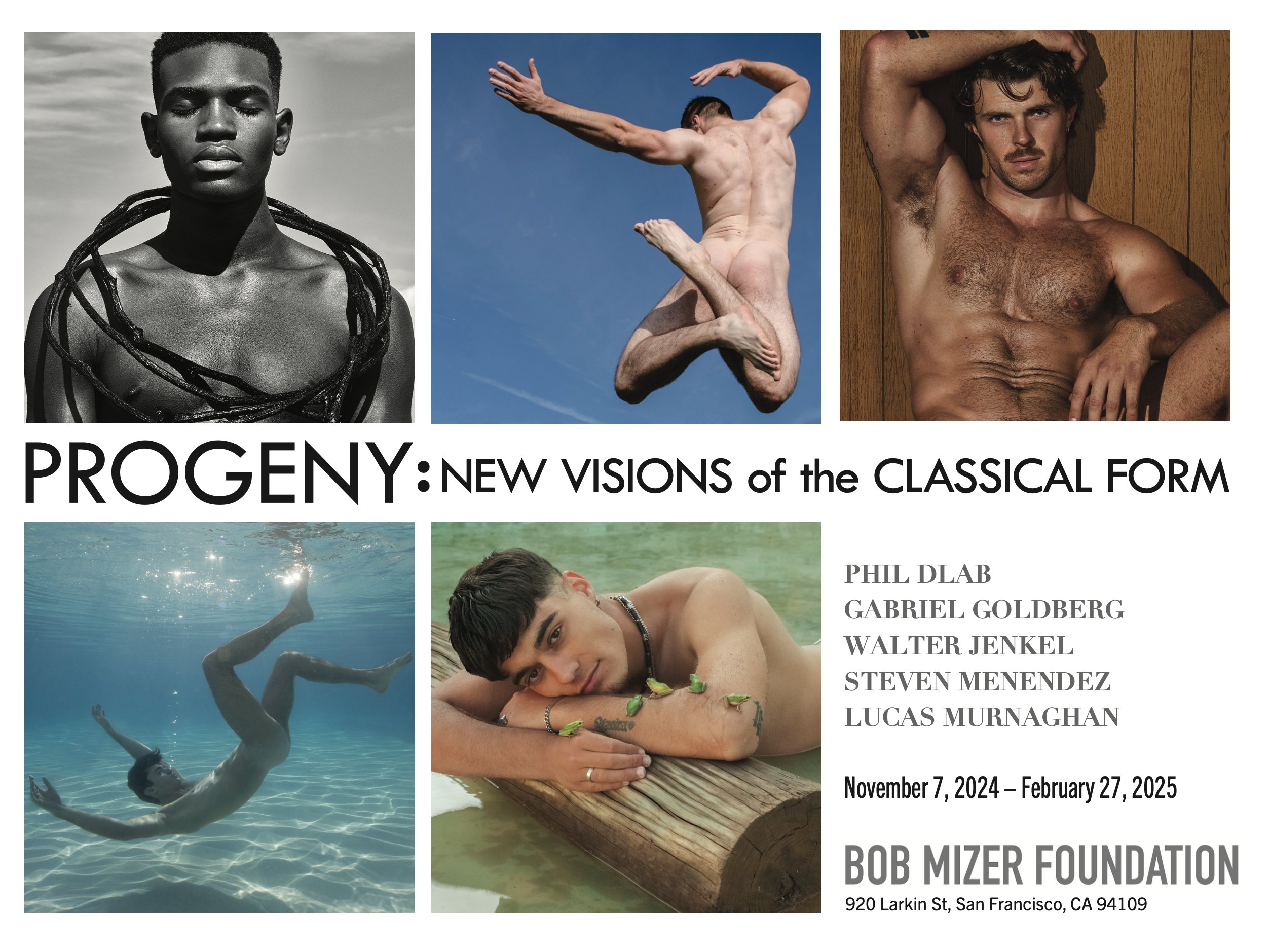 MizerFoundation's tweet card. San Francisco, CA - The Bob Mizer Foundation is proud to announce its upcoming exhibition, "PROGENY: NEW VISIONS OF THE CLASSICAL FORM," a groundbreaking showcase featuring the work of five contemp...