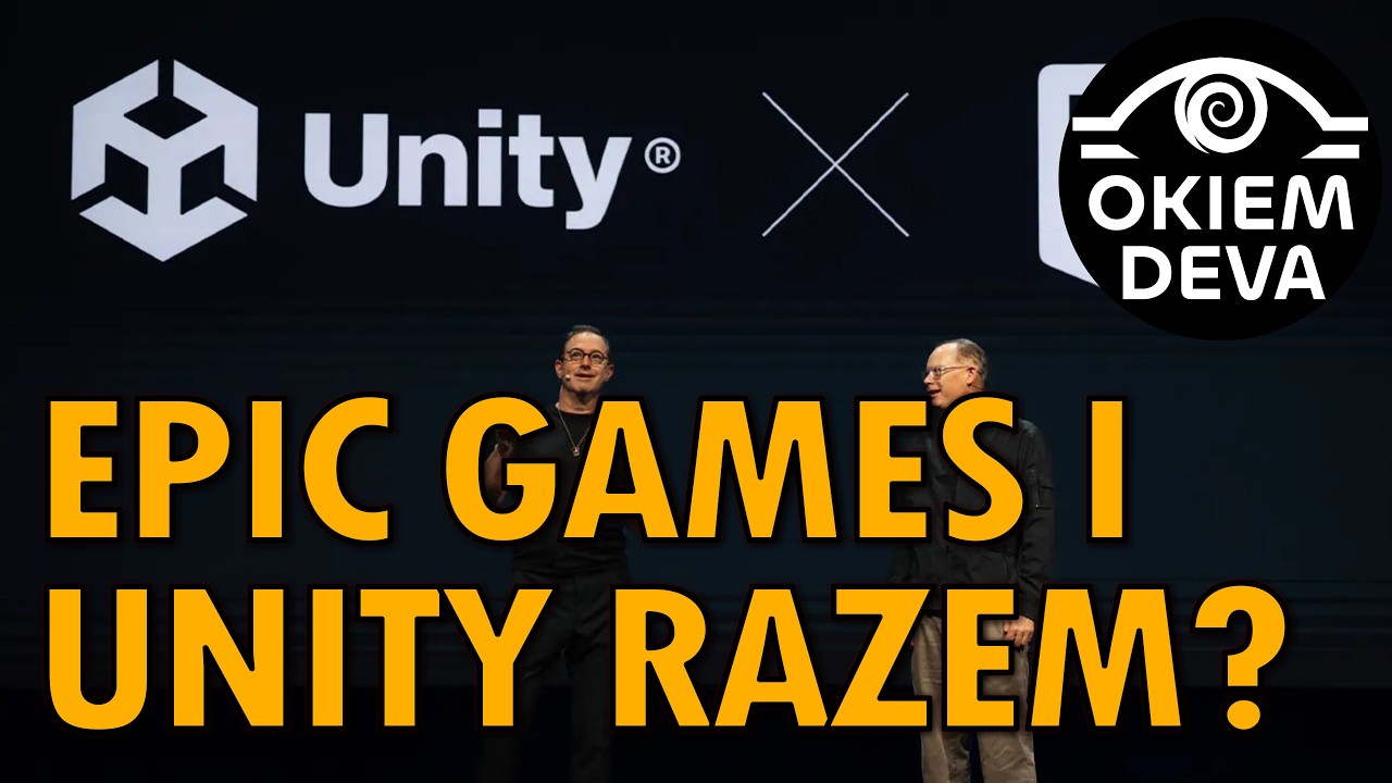OkiemDeva's tweet card. Unity i Epic RAZEM?