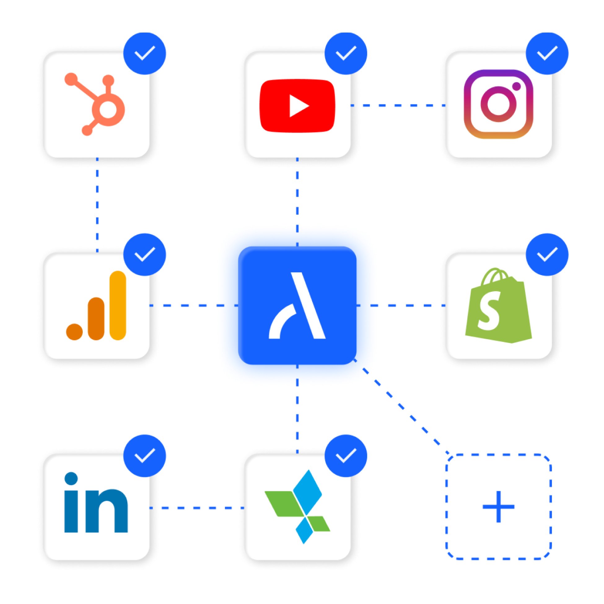 AdrielMarketing's tweet card. Get a complete view of your marketing data with Adriel’s Data Blend 2.0. Combine all sources into one unified dashboard for deeper insights.