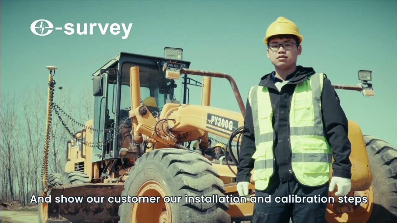 eSurveyGNSS's tweet card. eSurvey Machine Control | eMG30 3D Automatic Grader Control System...