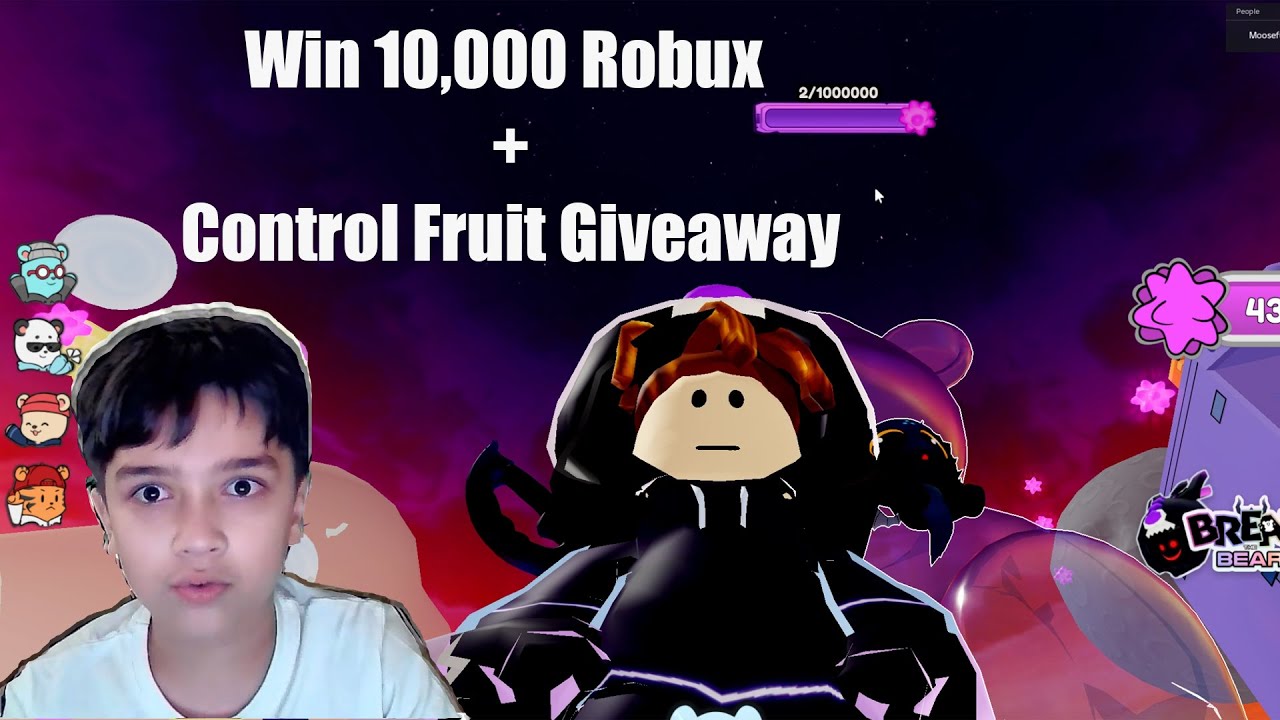gamypto's tweet card. Win 10K Robux for FREE + Exclusive UGCs! 🎉 Bonus: Control Fruit...