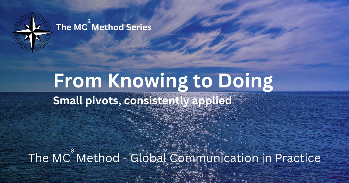 LoveGaelic's tweet card. The MC3 Method™ is designed for exactly that — to move teams from awareness to application, from theory to traction. Because clarity isn’t a one-time insight. It’s a daily choice. And every choice,...