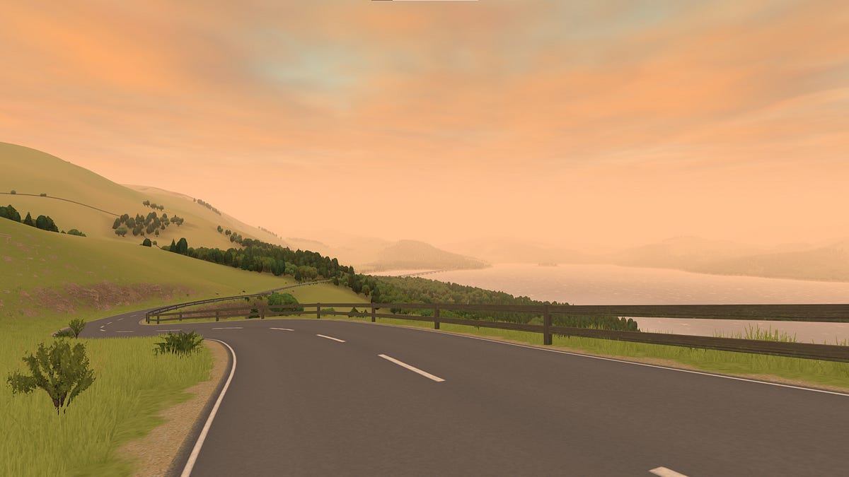 anslogen's tweet card. Slow Roads is my experiment in procedurally generating infinite, scenic landscapes, packaged as a casual driving game and built in…