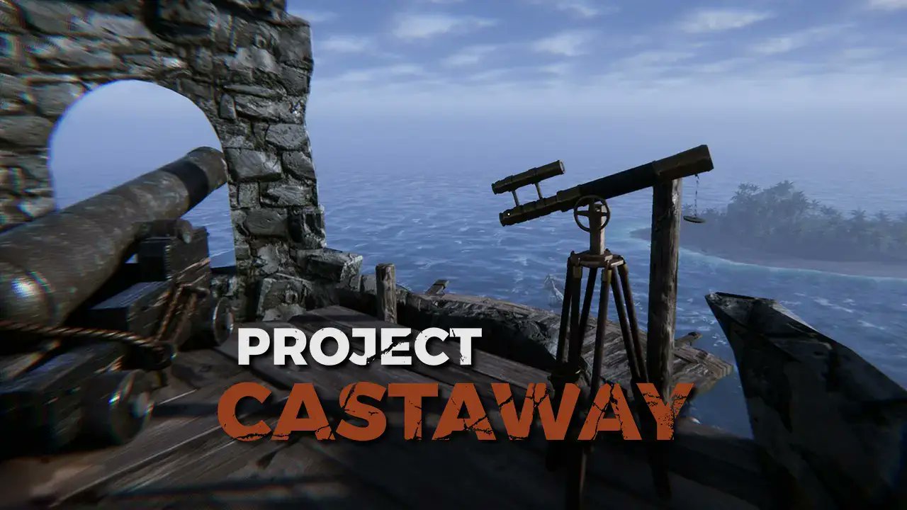 SpieleCheckGG's tweet card. Project Castaway: Erlebe Survival im Pazifik. Mit wunderschöner Grafik und fesselnden Mechaniken beeindruckt das Spiel, trotz technischer Macken.