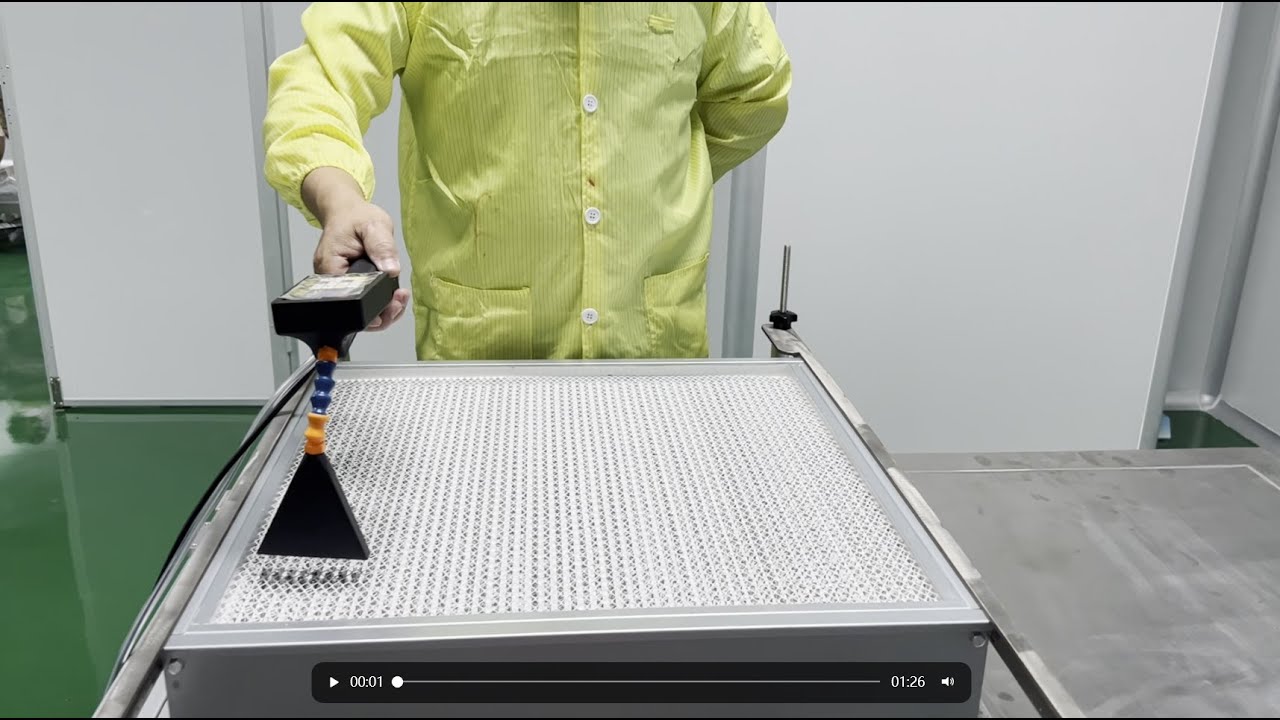 FiltechRt's tweet card. DOP/PAO TEST BY RT AIR FILTECH