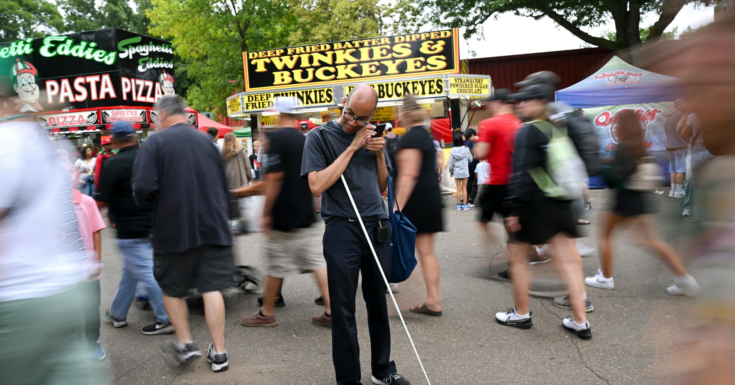 semper_exploro's tweet card. Accessibility improvements have helped make the fair more welcoming for people with disabilities, but challenges remain.