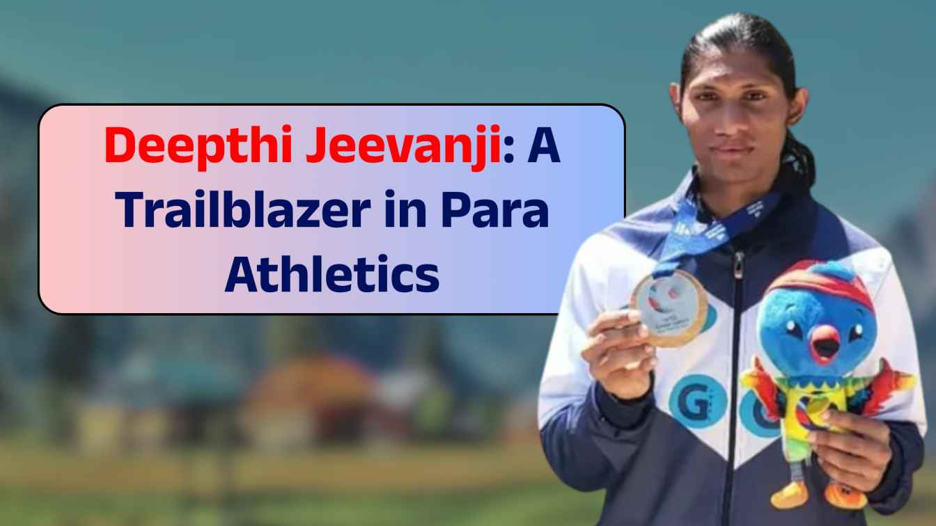 timesflare's tweet card. Deepthi Jeevanji has become a symbol of determination, strength, and excellence in Indian sports. Her journey from humble beginnings to the global stage is a