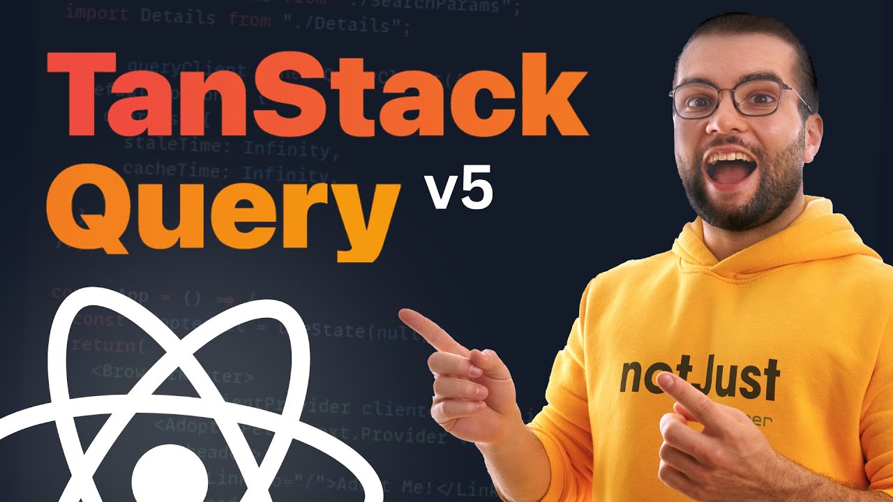 VadimNotJustDev's tweet card. Data Fetching in React Native with TanStack Query (tutorial for...
