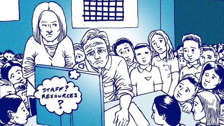 09AGL's tweet card. The school bell rings and the halls fill with yelling and scuffling as a mass movement of teenagers makes its way along a corridor. "You've got assembly, folks. Let's go," says the principal, Grant,...