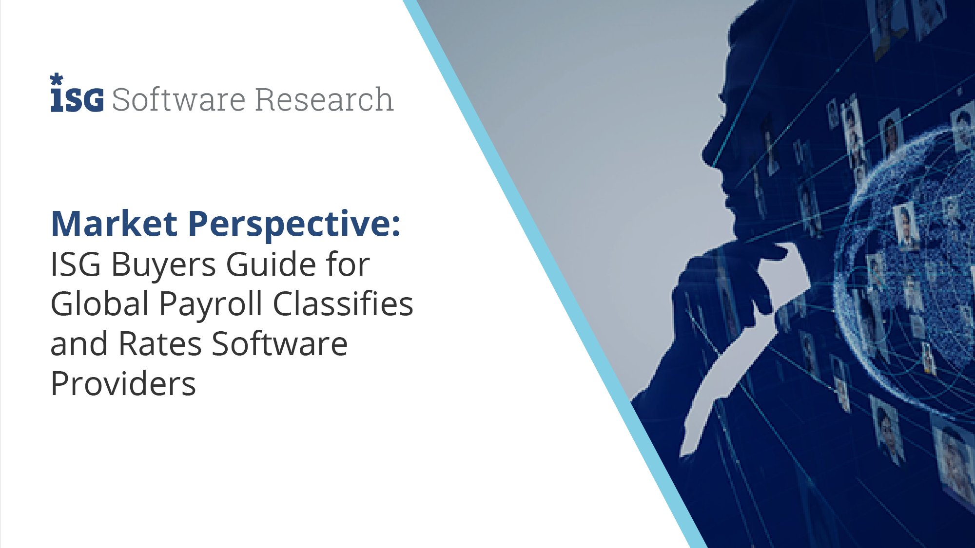 ISG_SW_Research's tweet card. ISG Research offers market observations and overall results from the Global Payroll Buyers Guide for Human Capital Management software products.