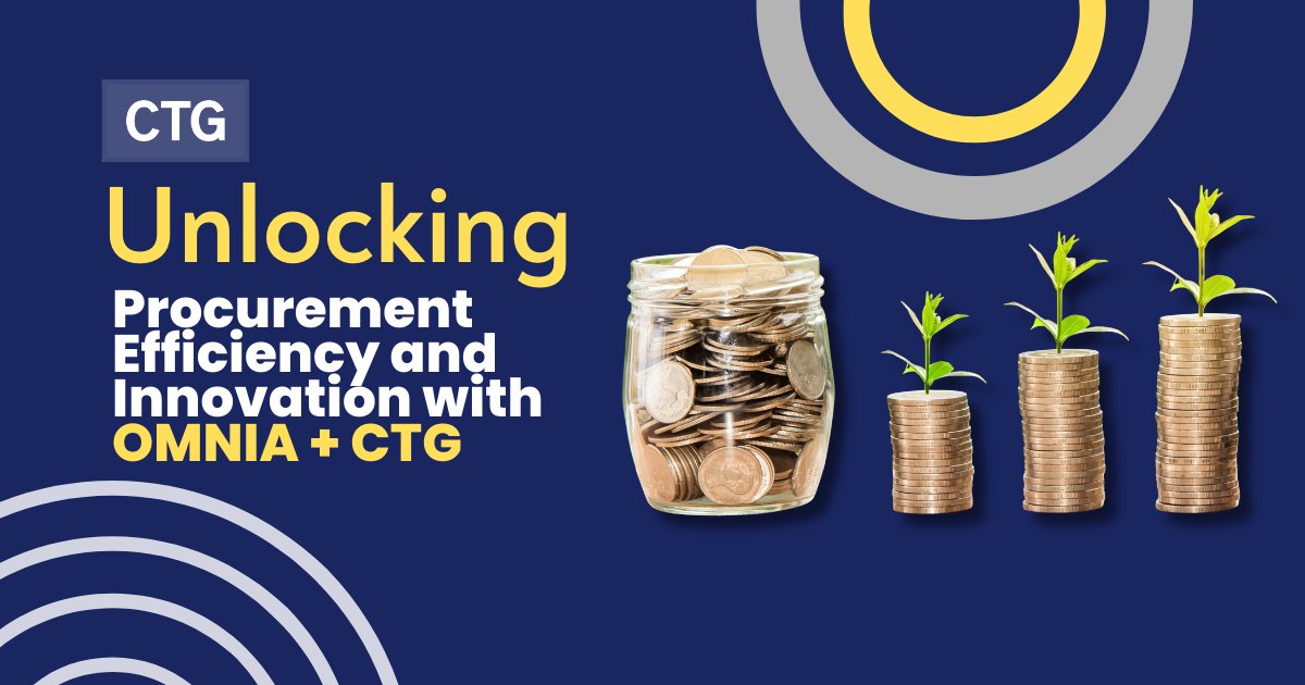 kj4tech's tweet card. Discover how OMNIA Partners and CTG empower state, local, and education (SLED) organizations to simplify procurement, reduce costs, and accelerate innovation. Learn how CTG helps agencies unlock...