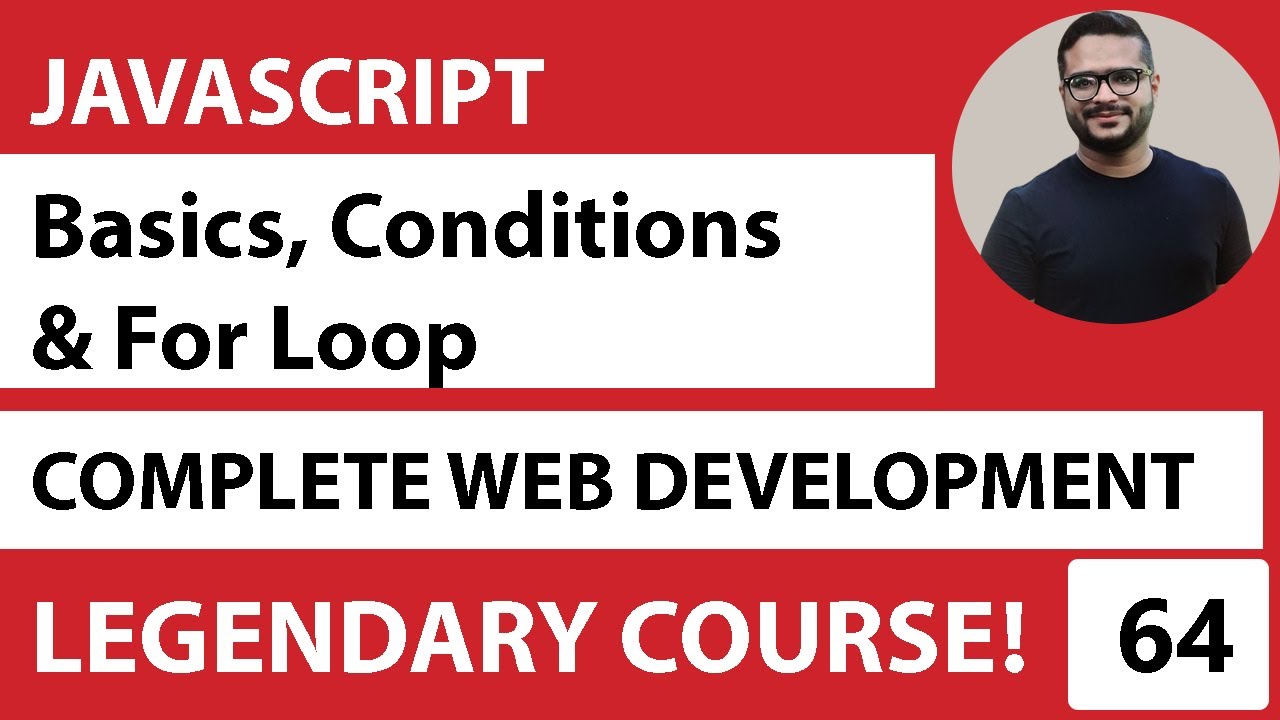 ShoaibWebDev's tweet card. Javascript Tutorial | Basics | Conditions in Javascript | Loops in...