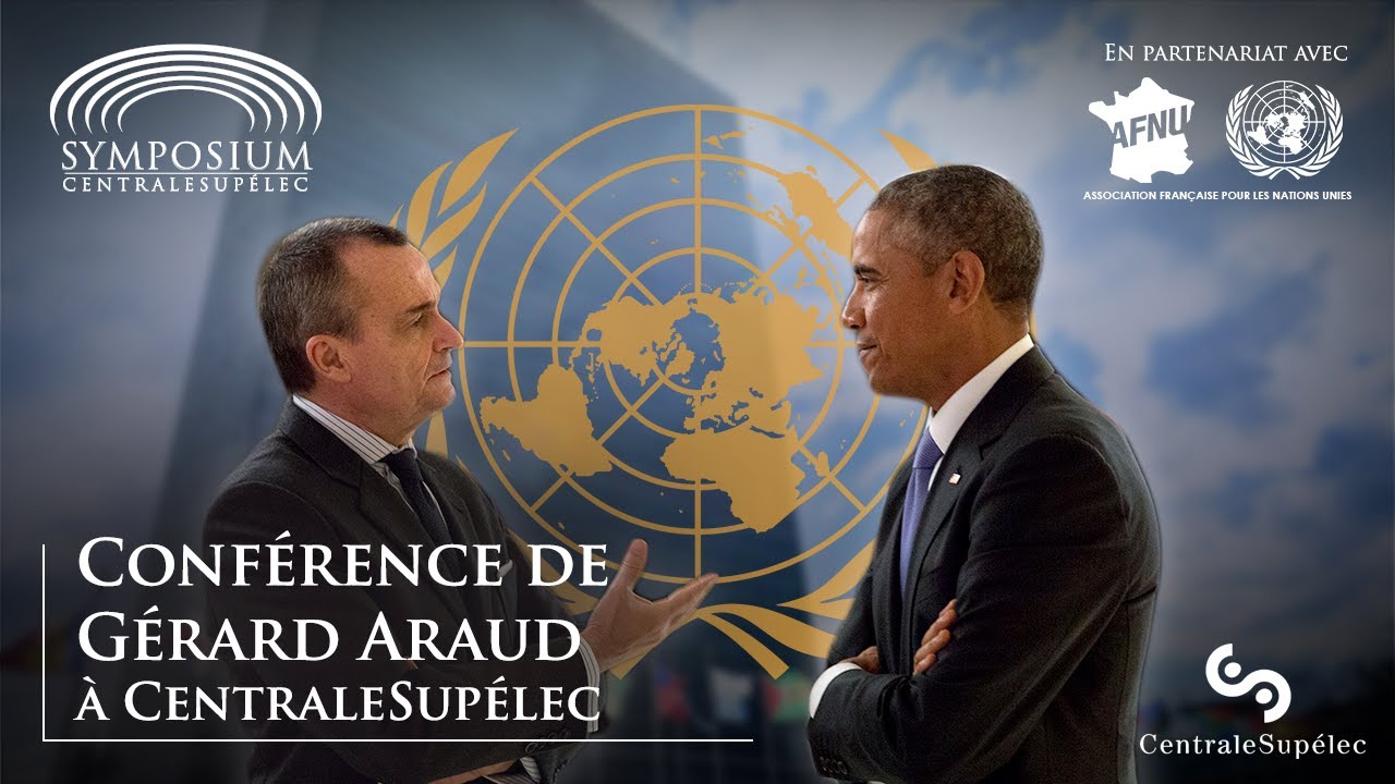 GerardAraud's tweet card. Conférence Gérard Araud à CentraleSupélec