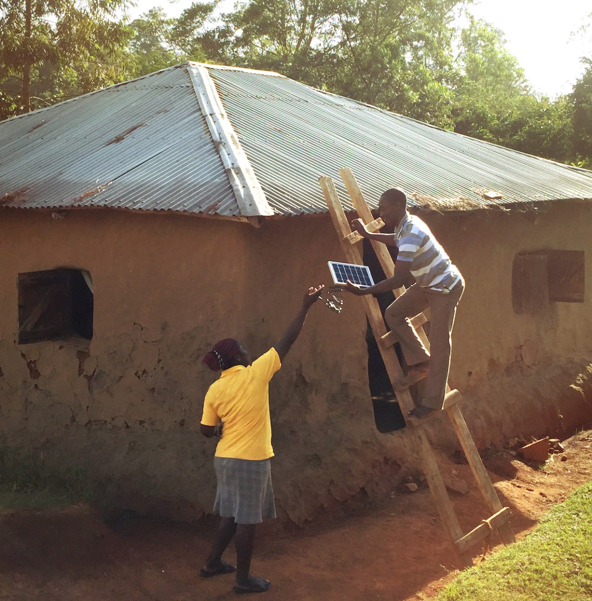 TrentLAllen's tweet card. Off-grid rural villages in emerging markets must usually resort to solar panels and batteries, often donated by non-profit organizations and charities.
