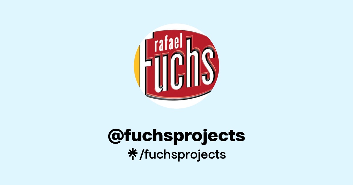 FuchsProjects's tweet card. Rafael Fuchs has earned his place as one of the most important photographers