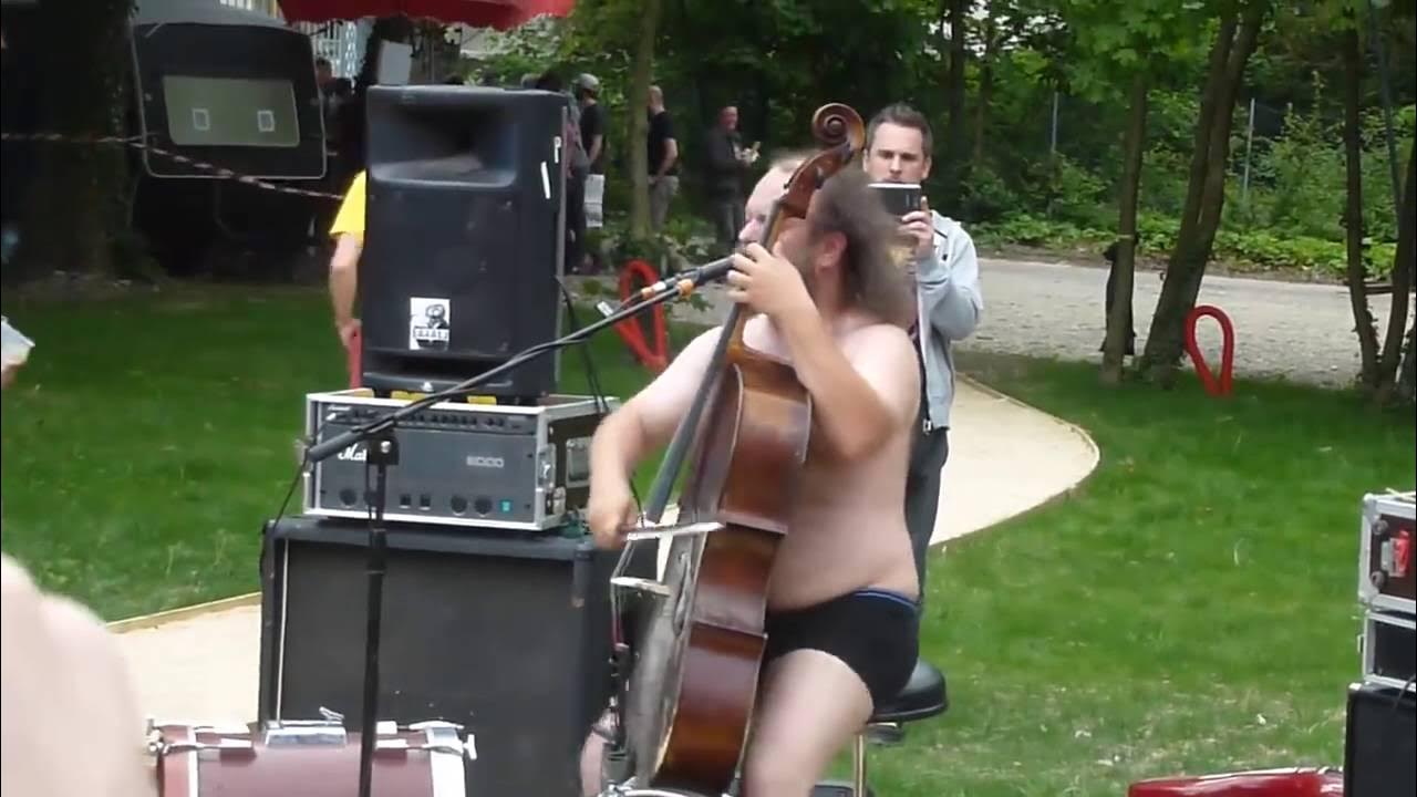 RudeTube's tweet card. Death metal cello