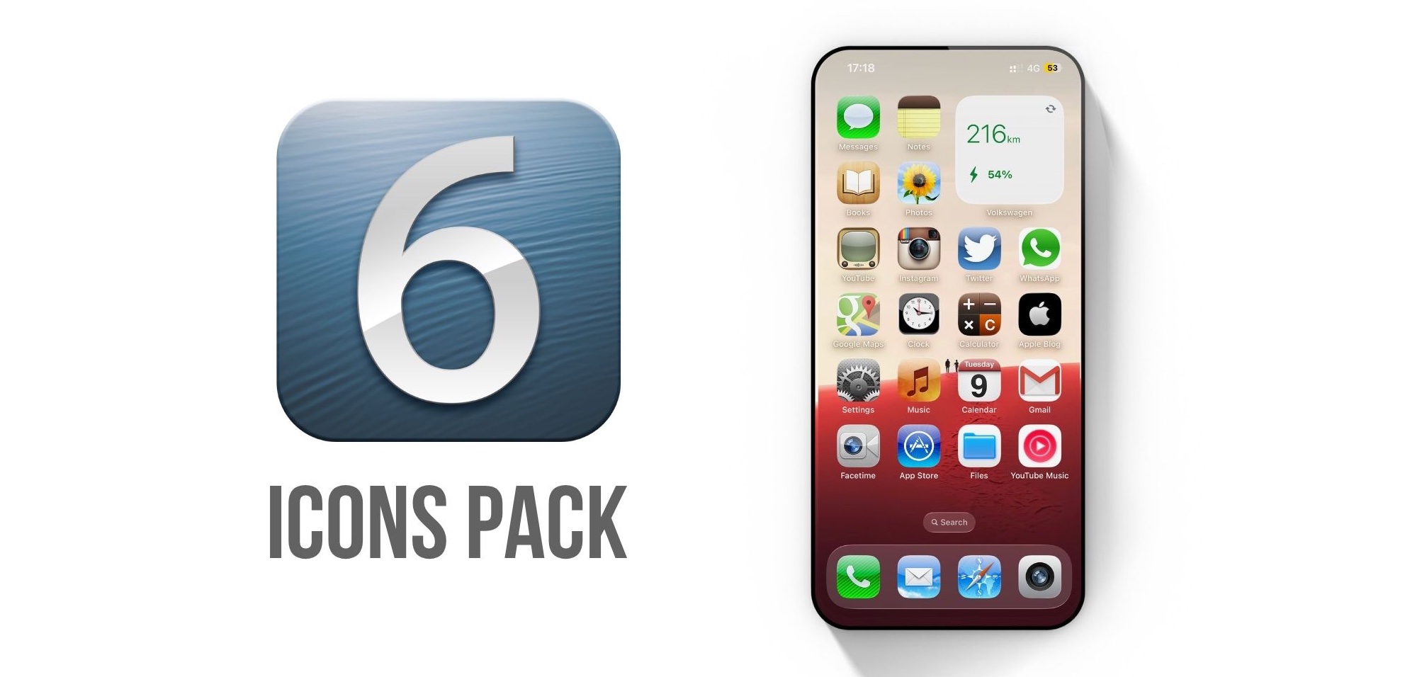 iOS_Feedback's tweet card. If you miss the classic Apple look and want to give your iPhone or iPad a vintage touch, this guide explains exactly how to install iOS 6 icons on iOS 26 with one simple tap.