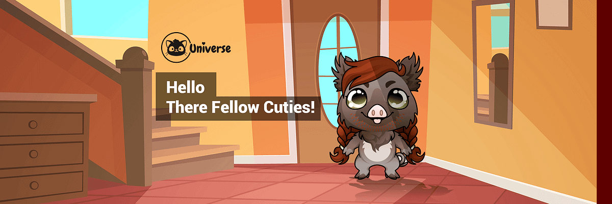 BlockchainCutie's tweet card. Blockchain Cuties were just joined by a new 7th race of adorable creatures. As 2019 is the year of the pig — adorable piglets were chosen…