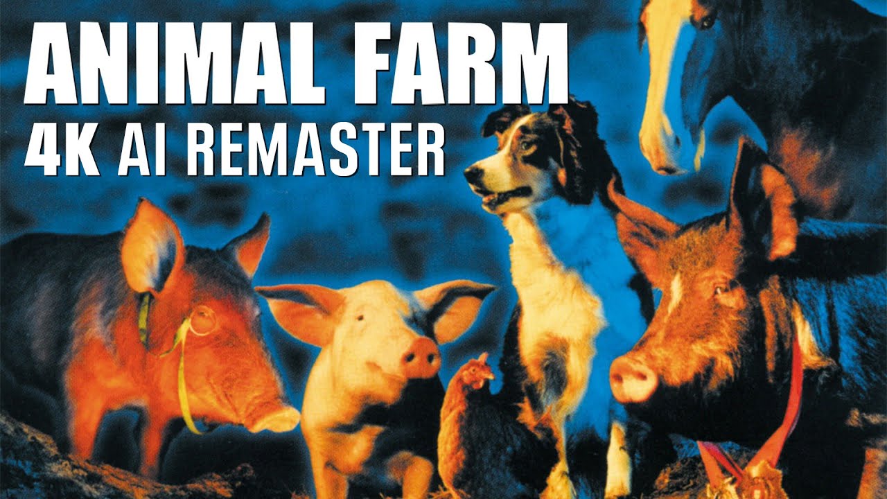 criticallearner's tweet card. Animal Farm (1999) - 4K AI Remaster
