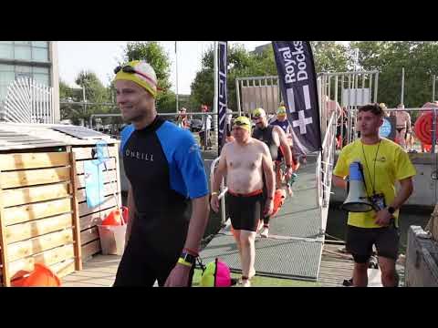 Dock2DockSwim's tweet card. Dock2Dock: London's most iconic swim event