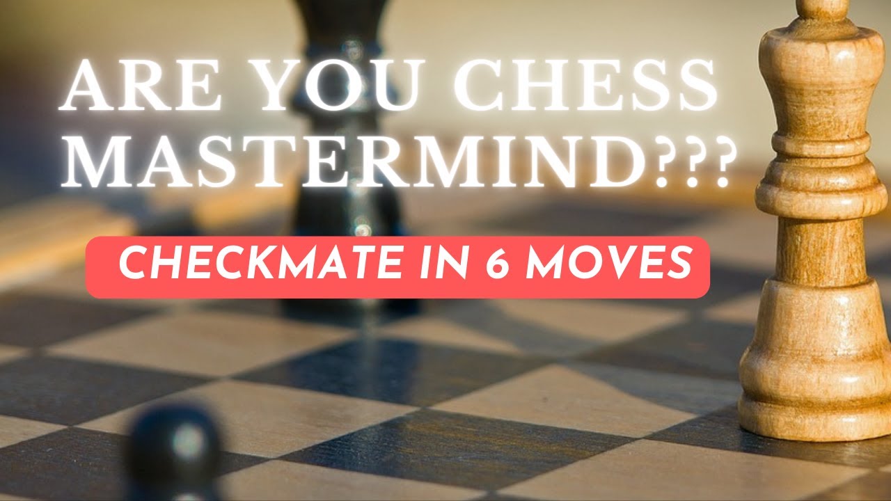 LabDistance's tweet card. Chess Mastermind : Can You Solve Checkmate in 6 Moves? Challenge No...