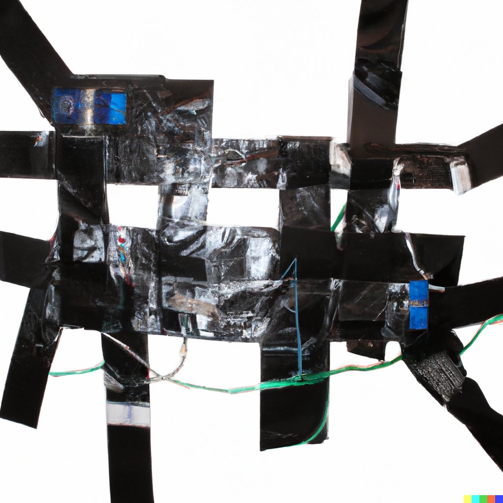 CyberTechChron's tweet card. "It is clear that the internet is so, so brittle" and possibly held together with duct tape