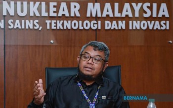 NuklearM's tweet card. Nuklear Malaysia, Dr Muhammad Rawi, tenaga nuklear, persepsi masyarakat, MOSTI