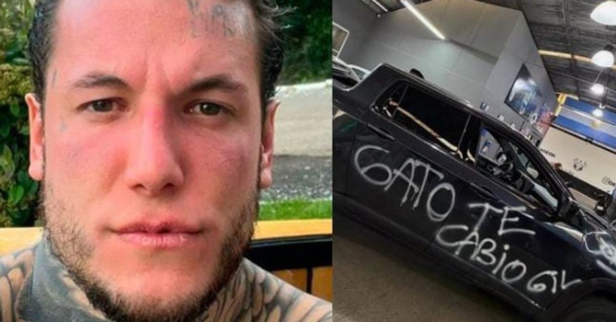 678elprograma's tweet card. El hijo del Claudio Caniggia exhibió videos e imágenes de su vehículo pintado con insultos y frases picantes. Dijo que denunció el hecho ante la policía y responsabilizó a "las fans de Peppa Pig".