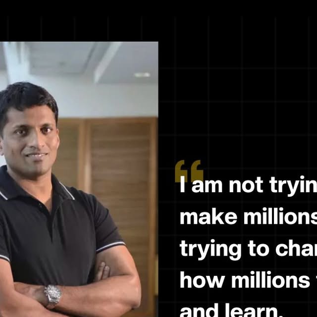 bhavashri21's tweet card. byjuraveendran (@byju.raveendran) • Instagram photo