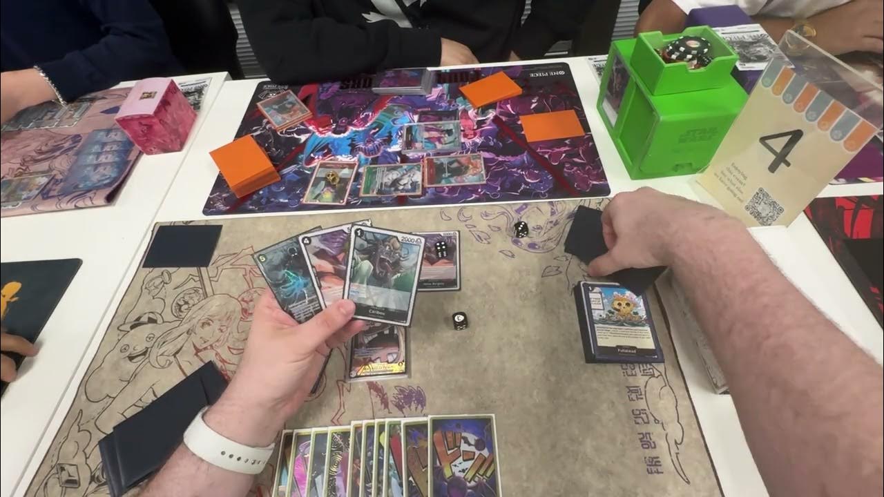 TheMetaLab_TX's tweet card. OP11 - [ POV ] Blackbeard vs Smoker | One Piece TCG