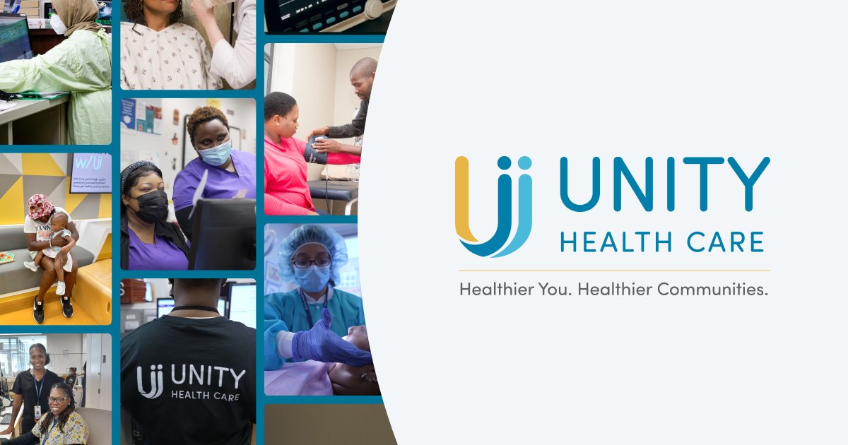 UnityHealthCare's tweet card. Join Unity Health Care's mission-driven team in D.C. Make a positive impact, build a solid career, and enjoy competitive benefits. Apply today!