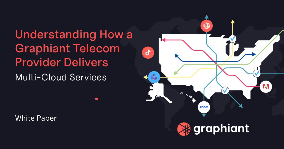 GraphiantHQ's tweet card. See how Graphiant helps telecom providers deliver multi-cloud services with end-to-end encryption, granular policy, SLA paths, and a stateless core that scales.