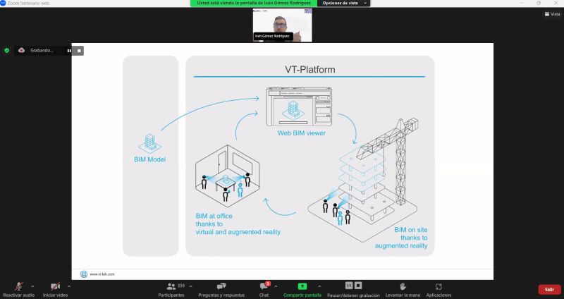patrysmail's tweet card. 🔴 En directo, desde la #BIMConference2023 con Ivan Gomez Rodriguez, CEO y fundador de VT-Lab, hablando de como llevar nuestros #modelosBIM a la realidad, con posibilidad de interactuar con ese...