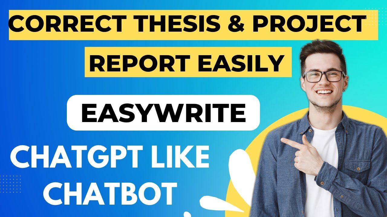Lms_Solution's tweet card. Correct Thesis & Project Report using Easywrite | Chatgpt like...