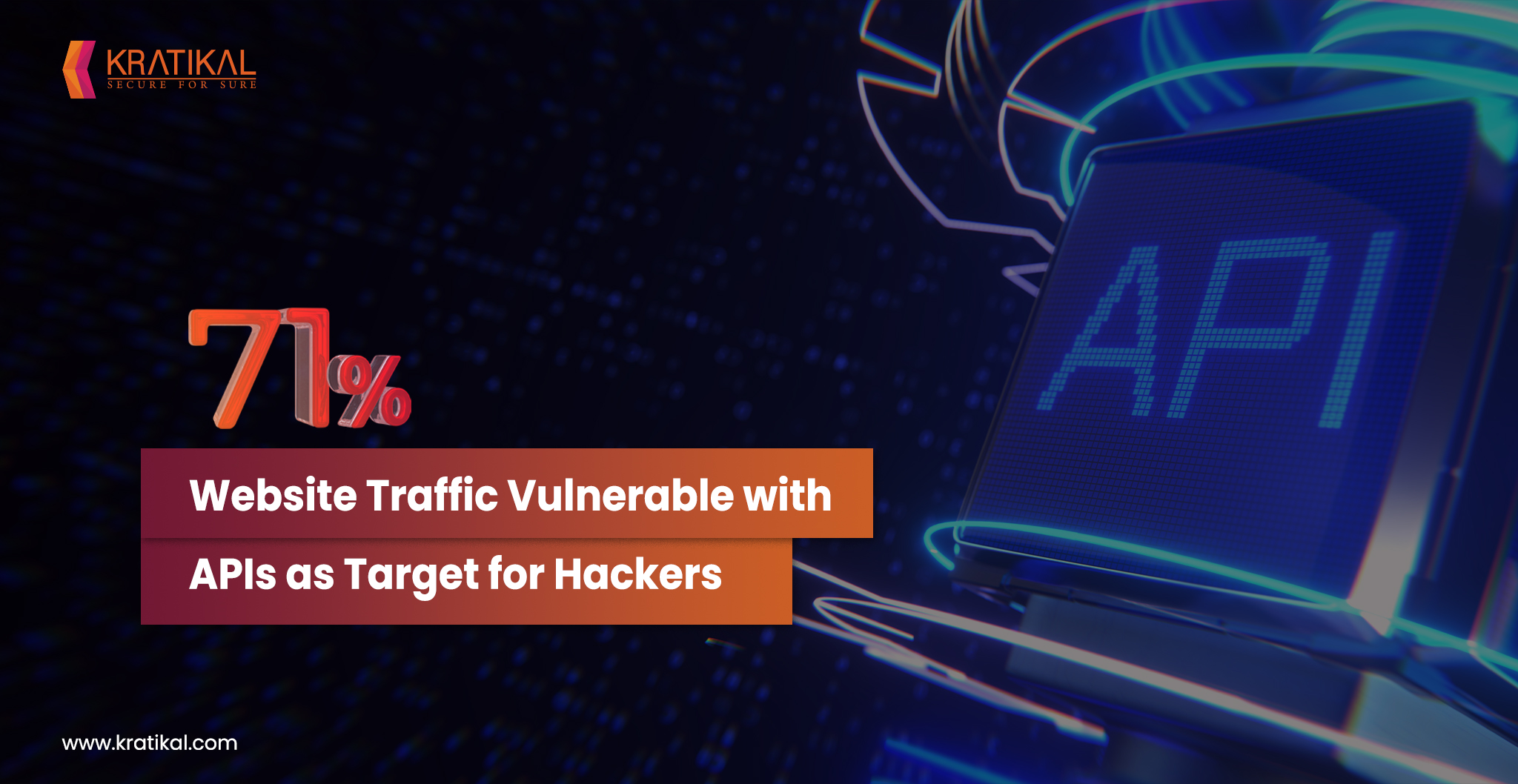 kratikal's tweet card. Secure your business from cyber attacks with robust API security measures. Learn why API security is important in 2024.