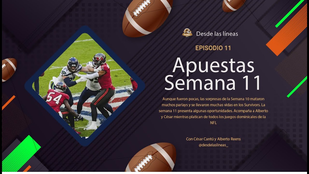 Cesar_Cantu's tweet card. T6 | E11: Las apuestas de la Semana 11 de la NFL
