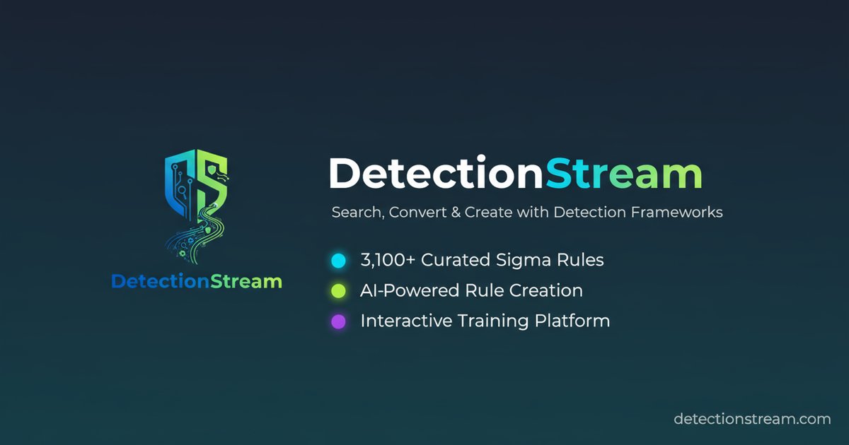 nas_bench's tweet card. Search, analyze, and convert Sigma detection rules with AI-powered creation. Access 3,100+ curated rules with advanced filtering and multi-platform conversion.
