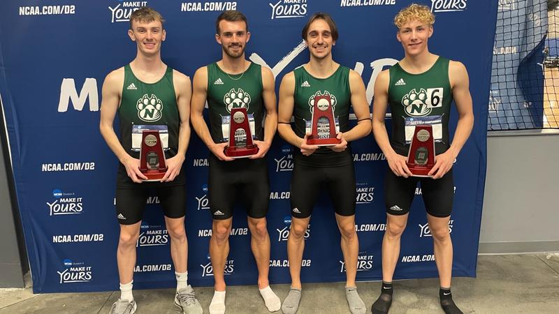 bearcatsports's tweet card. The Northwest Missouri State indoor track and field team kicked off day one of the 2023 NCAA Indoor Championships in Virginia Beach.