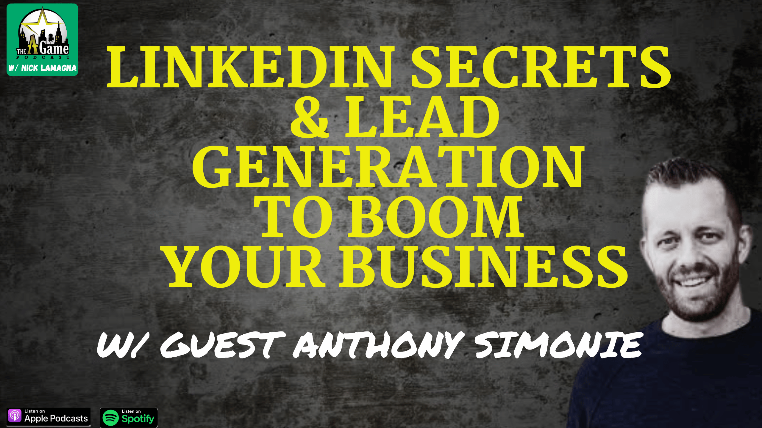 NickLamagnaInv's tweet card. Linkedin Secrets And Lead Generation To Boom Your Business | Anthony Simonie - Real Estate Invest...