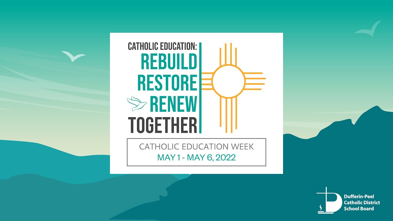 DPCDSBSchools's tweet card. Catholic Education Week 2022 | A Message from Monsignor Joseph Shiels