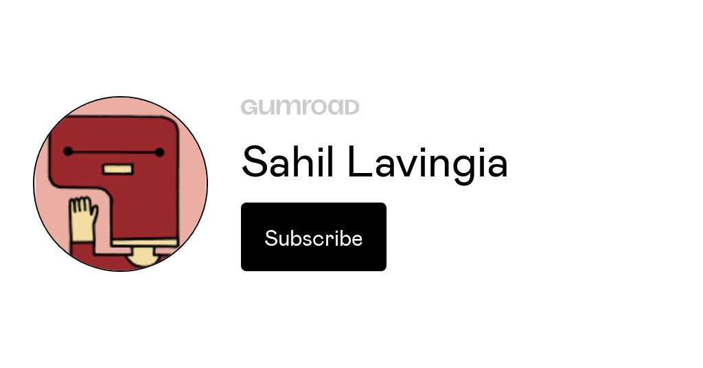 shl's tweet card. On Gumroad