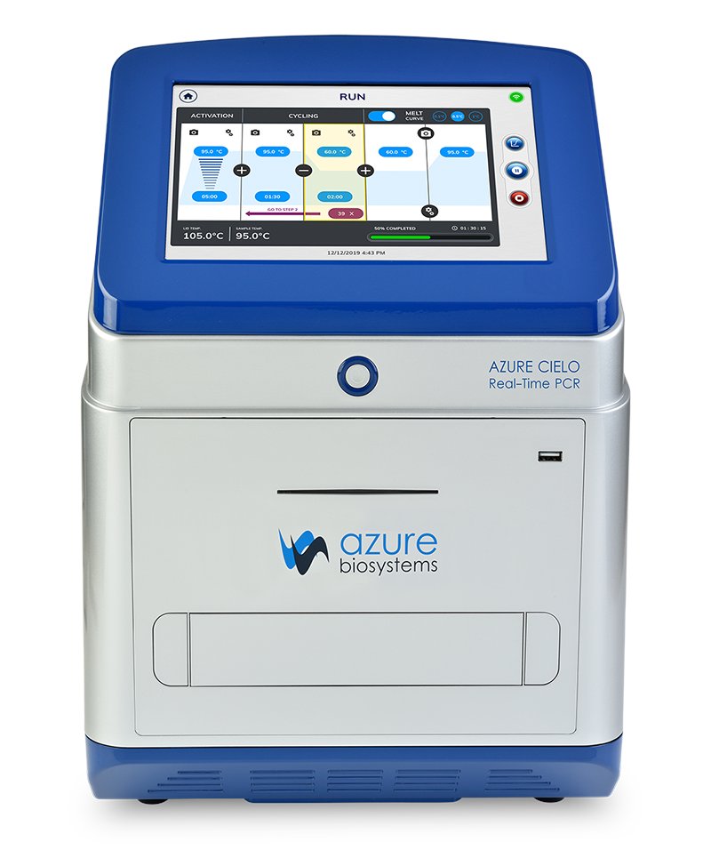 AzureBiosystems's tweet card. Cielo qPCR machine that offers smart protocols, high quality data, robust durability and intuitive user experience for truly better real-time PCR.