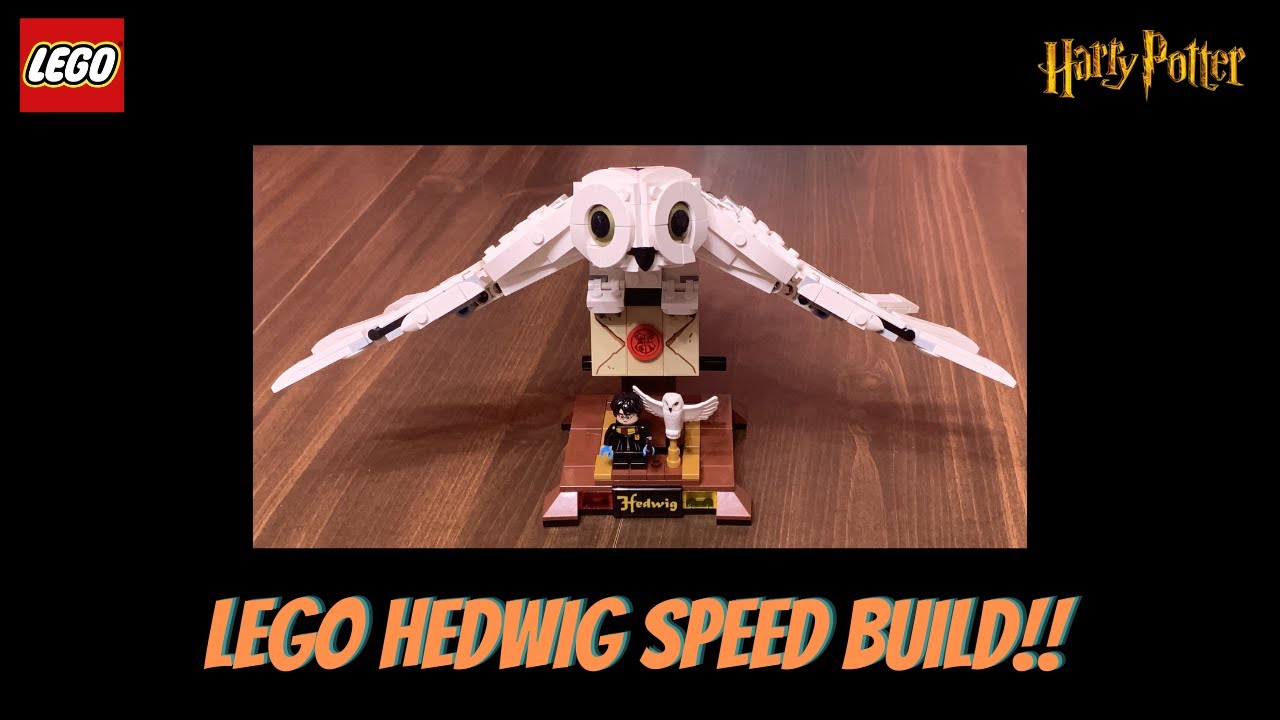 JLegobuilder's tweet card. Lego Harry Potter 75979 Hedwig | Lego Speed Build