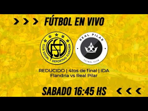 Parestv's tweet card. Flandria vs Real Pilar | EN VIVO | 4tos DE FINAL IDA | Clausura 2025