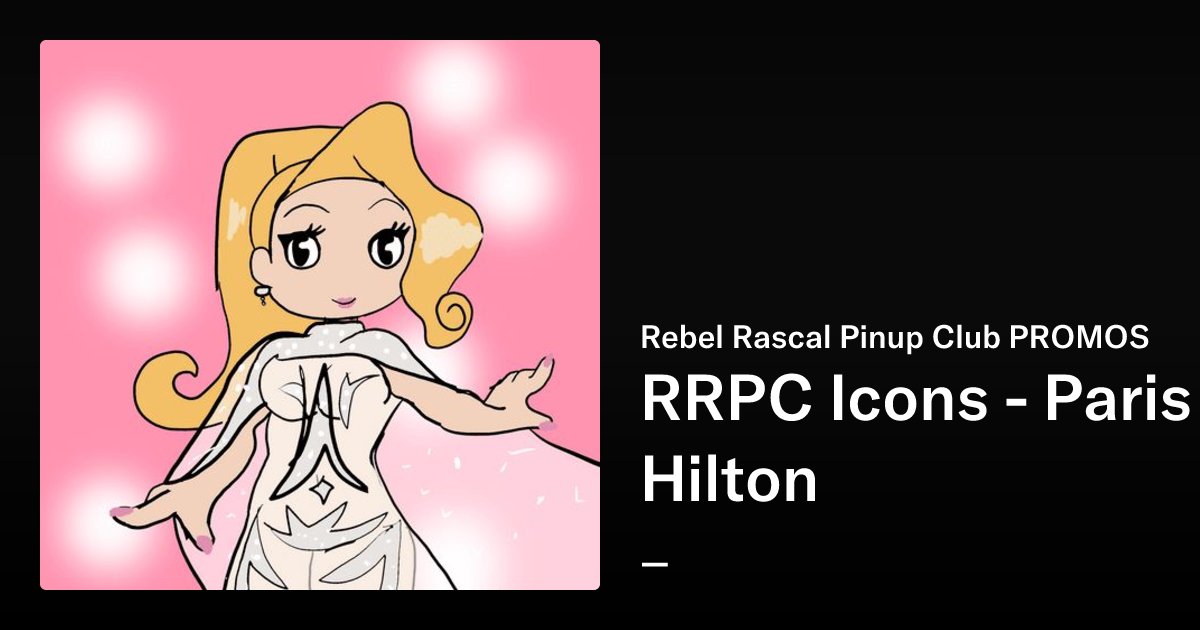 rebelrascalPC's tweet card. One-off and unique art based on Rebel Racal Pinup Club