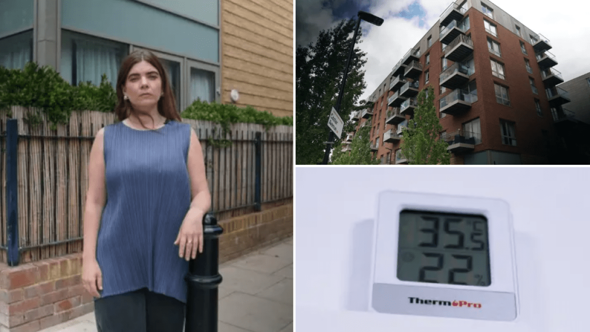Victoria_Spratt's tweet card. Britain's new-builds are designed to retain heat - and as the UK climate warms they are leaving millions suffering in sweltering conditions. Vicky Spratt investigates