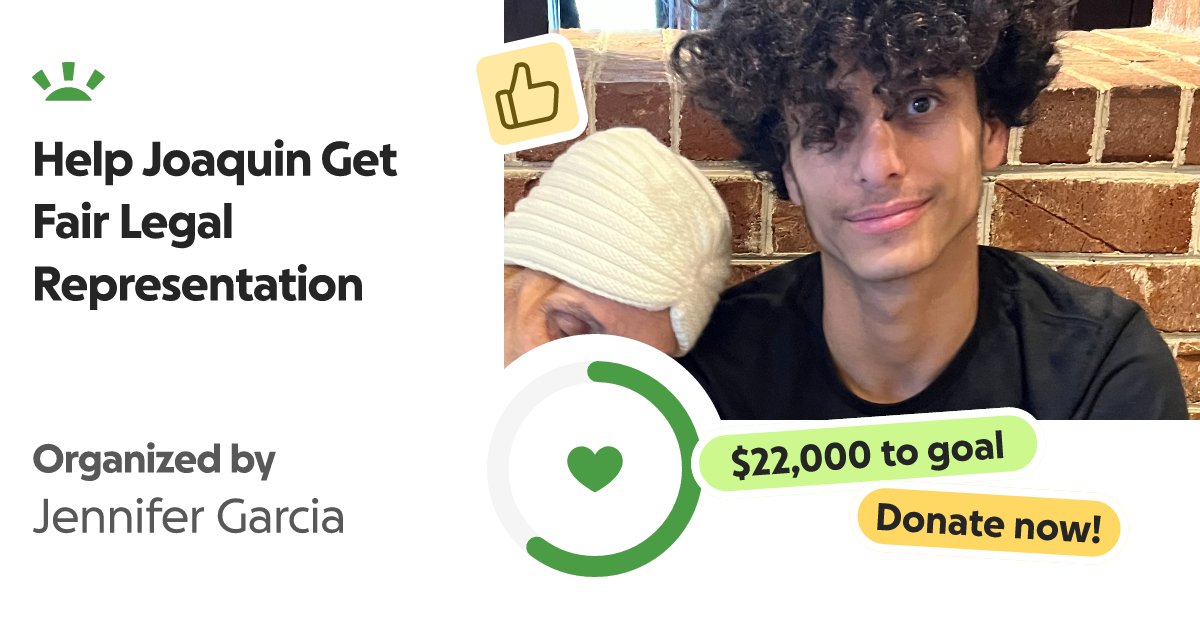 newyorkgirl1971's tweet card. Our family is living through every parent’s worst nightmare. On September 2… Jennifer Garcia needs your support for Help Joaquin Get Fair Legal Representation