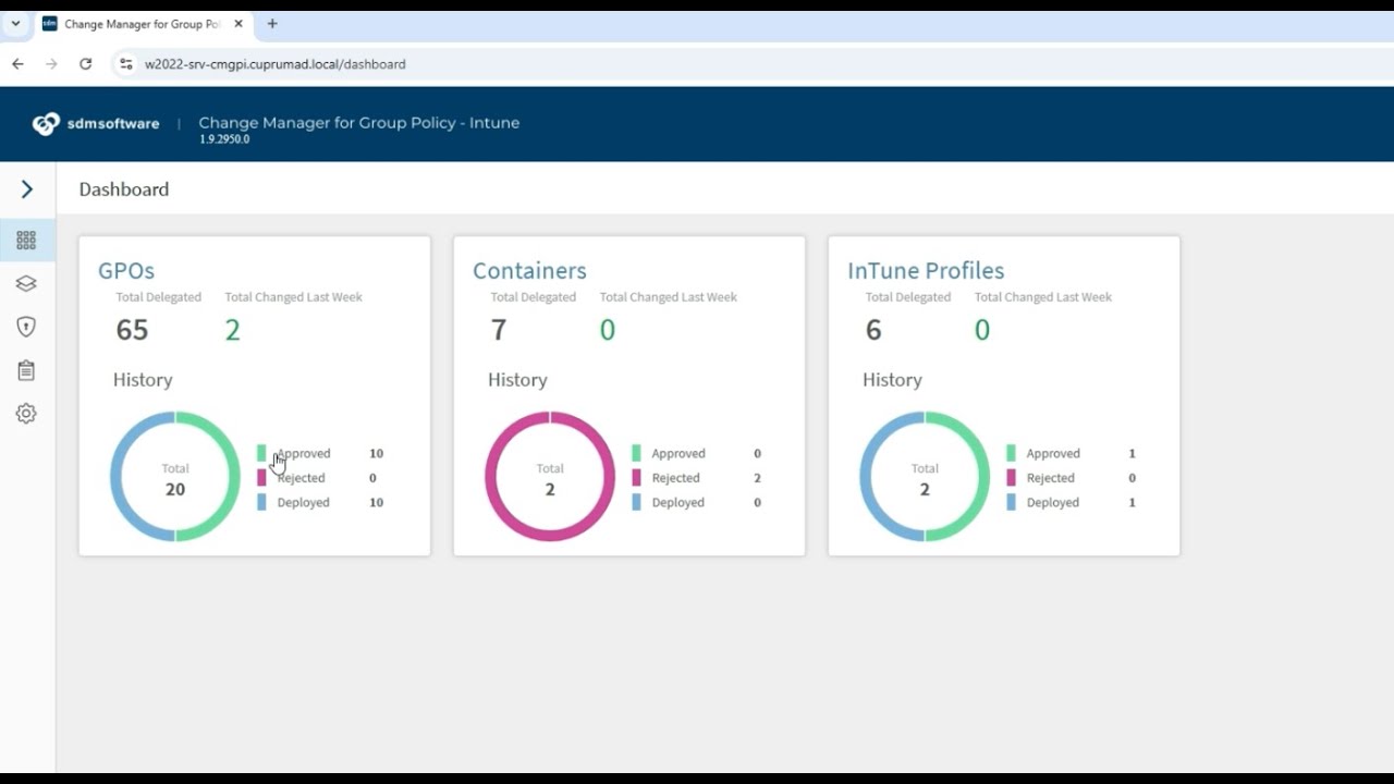 sdmsoftware's tweet card. SDM Software Change Manager for Group Policy/Intune (CMGPI) 1.9...