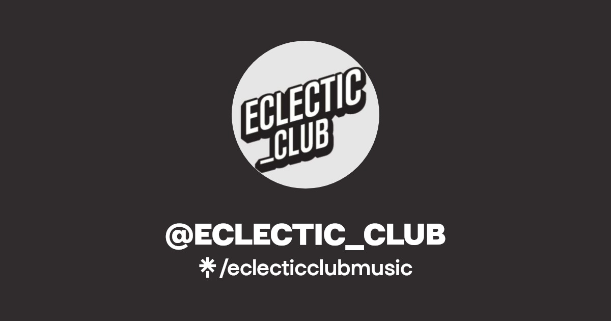 ECLECTIC_CLUB's tweet card. View eclecticclubmusic’s Linktree to discover and stream music from top platforms like Spotify here. Your next favorite track is just a click away!